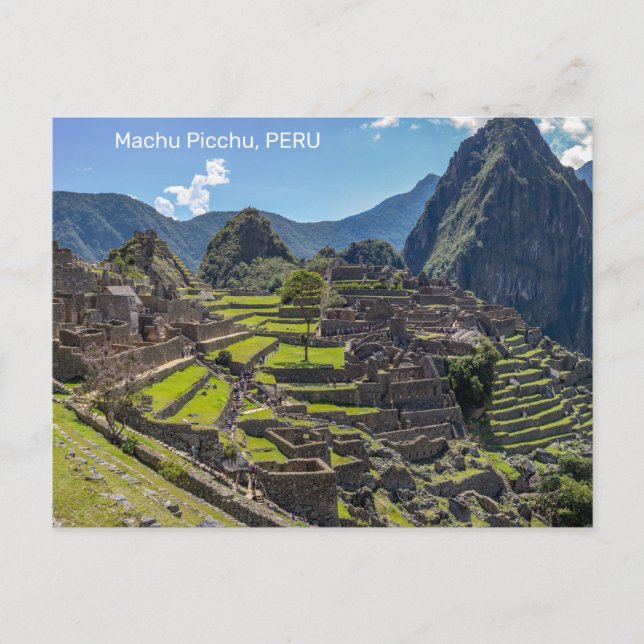 Peru Machu Picchu Postcard (Front)