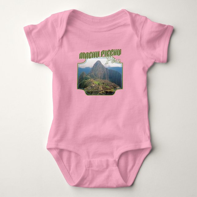 Peru Machu Picchu Ruins - Huayna Picchu Baby Bodysuit (Front)