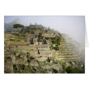 Peru, Machu Picchu. The ancient citadel of Machu