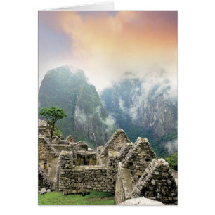Peru, Machu Picchu, the ancient lost city of
