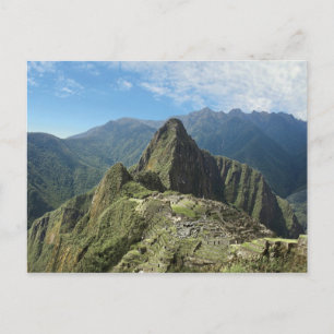 Peru, Machu Picchu, the ancient lost city of 3 Postcard