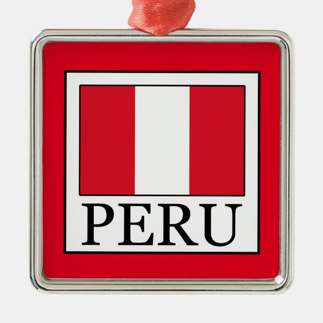 Peru Metal Tree Decoration (Front)