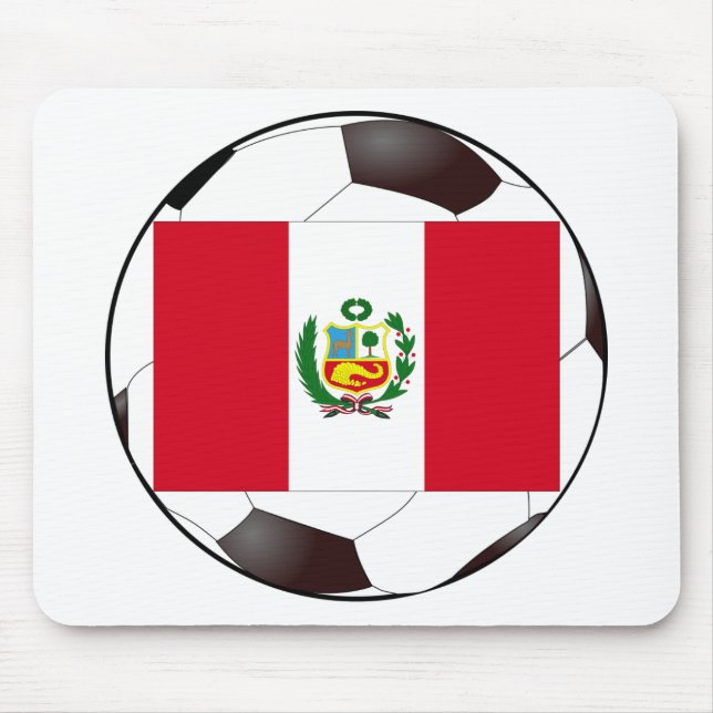 Peru National Flag Mouse Pad (Front)