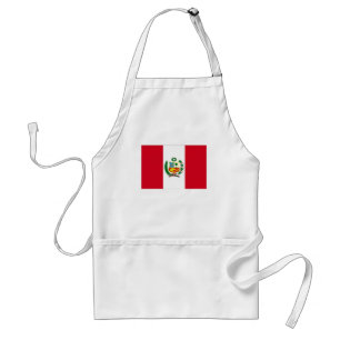 Peru National Flag Standard Apron
