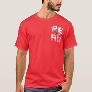 Peru Nazca - Map Departments / InKa1821 Label T-Shirt