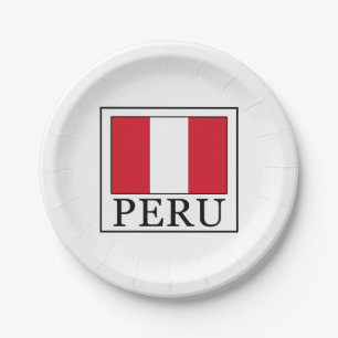 Peru Paper Plate
