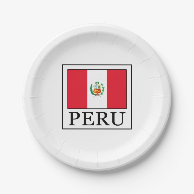 Peru Paper Plate (Front)
