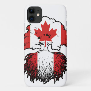 Peru Peruvian Canadian Canada Tree Roots Flag Case-Mate iPhone Case