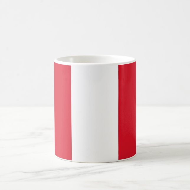 Peru (Peruvian)  Flag Coffee Mug (Center)