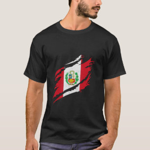 Peru Peruvian Flag Heritage Peruvian Pride Peruvia T-Shirt