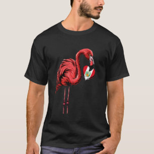 Peru Peruvian Pride Flamingo Peruvian Roots Peruvi T-Shirt