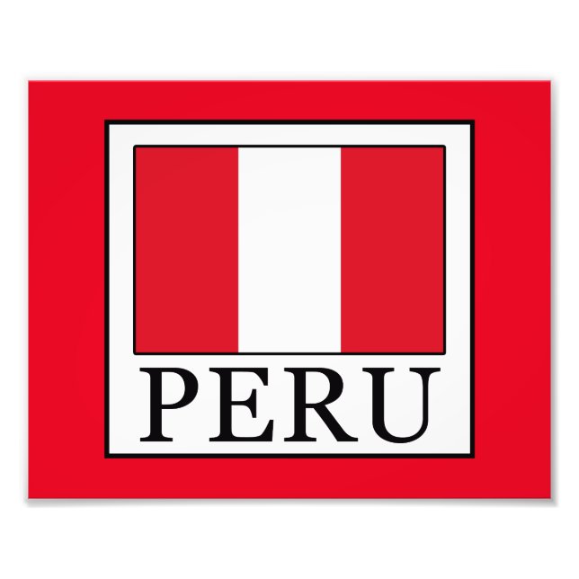 Peru Photo Print (Front)