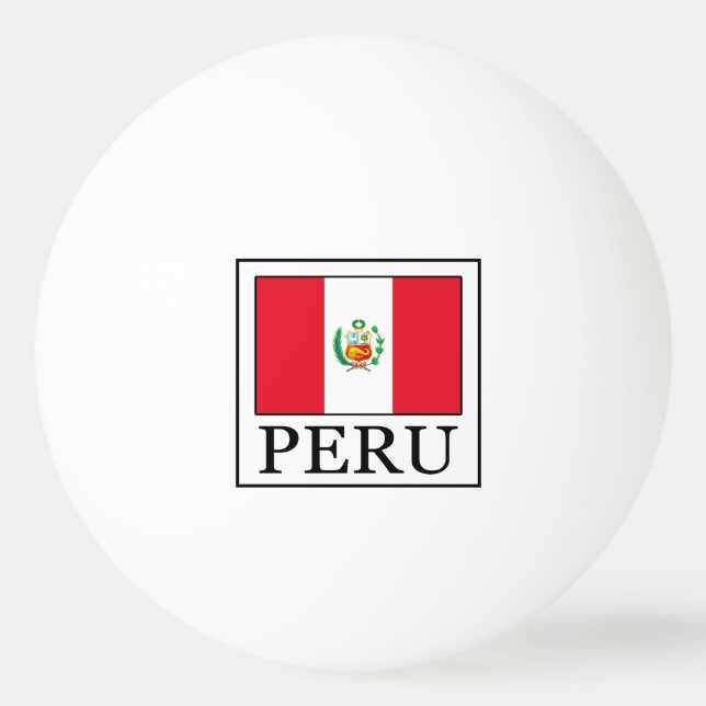 Peru Ping Pong Ball (Front)
