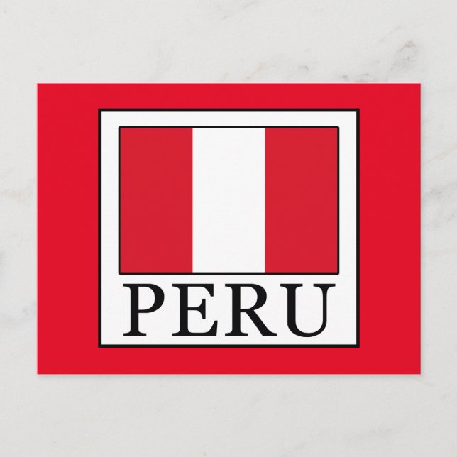 Peru Postcard (Front)