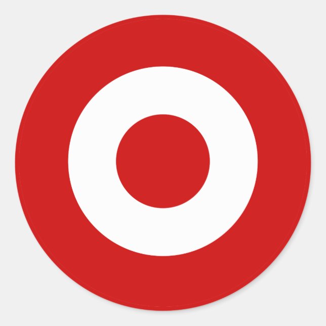 Peru roundel country flag symbol military army avi classic round sticker (Front)