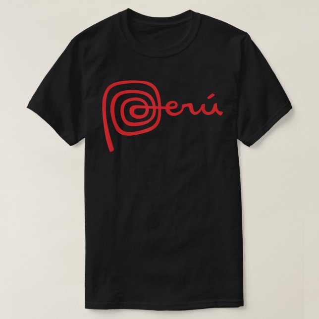 Peru Shirt Logo Marca Peru Nazca Lines (Design Front)