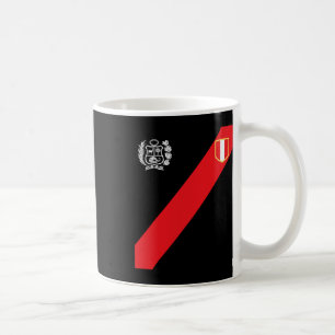 Peru Shirt Peruvian Flag Escudo Retro Soccer Inspi Coffee Mug