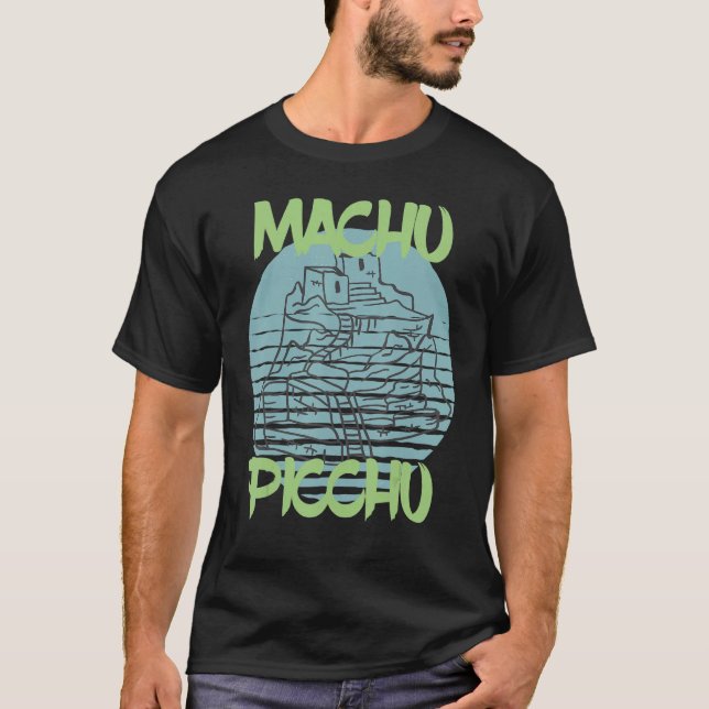 Peru Souvenir Machu Picchu Ruined city South Ameri T-Shirt (Front)