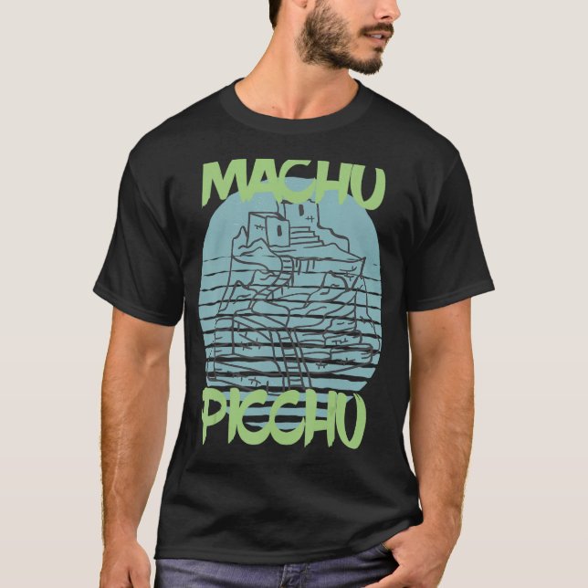 Peru Souvenir Machu Picchu Ruined city South Ameri T-Shirt (Front)