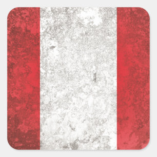 Peru Square Sticker