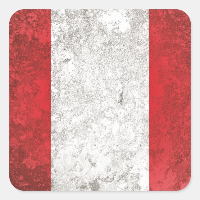 Peru Square Sticker (Front)