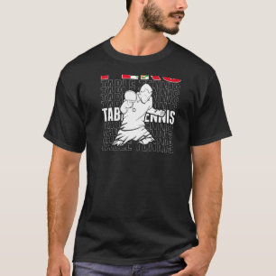 Peru Table Tennis   Support Peruvian Ping Pong Tea T-Shirt