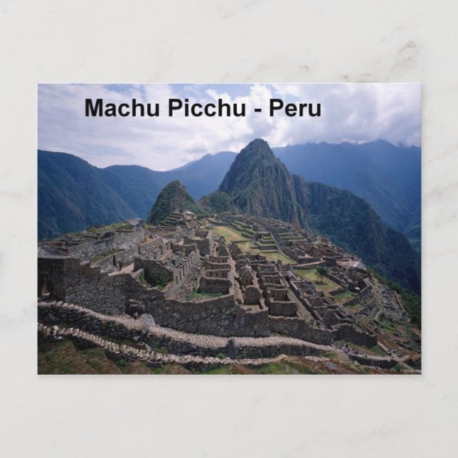 Peru The Ruins of Machu Picchu (St.K.) Postcard (Front)