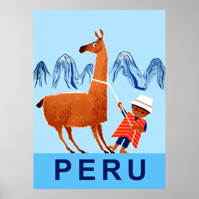 Peru travel poster (Front)
