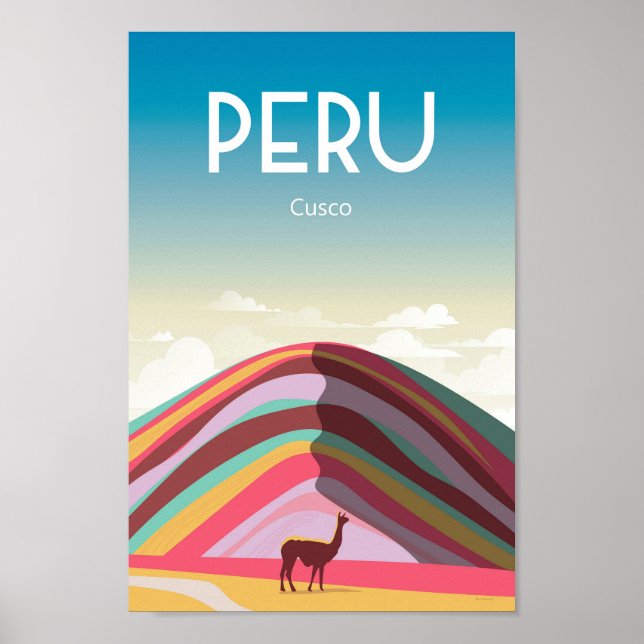 Peru travel poster (Front)