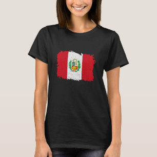 Peru Vintage Peruvian Flag Peruvian Pride Peruvian T-Shirt