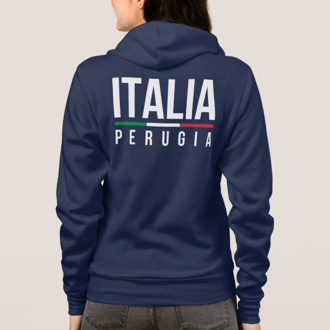 Perugia Italia Hoodie (Back)