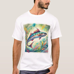 Peruvian Anchoveta 270624AREF114 - Watercolor T-Shirt