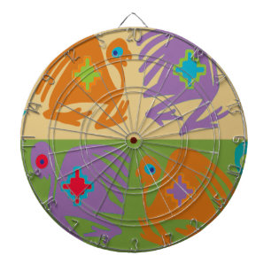 Peruvian Birds Dartboard