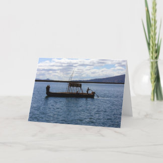 peruvian boat card