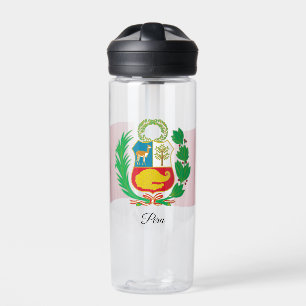 Peruvian Coat of Arms, Flag, Peru Water Bottle