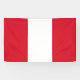 Peruvian Flag (Peru) Banner