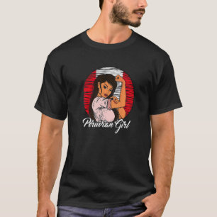 Peruvian Flag Peru Peruvian Girl T-Shirt