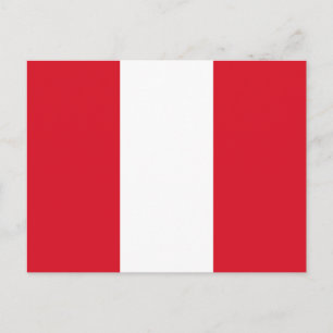 Peruvian Flag (Peru) Postcard