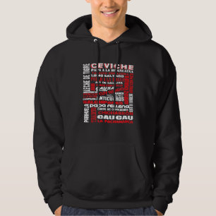 Peruvian Food Peru Foodie Chef Gastronomy Ceviche  Hoodie