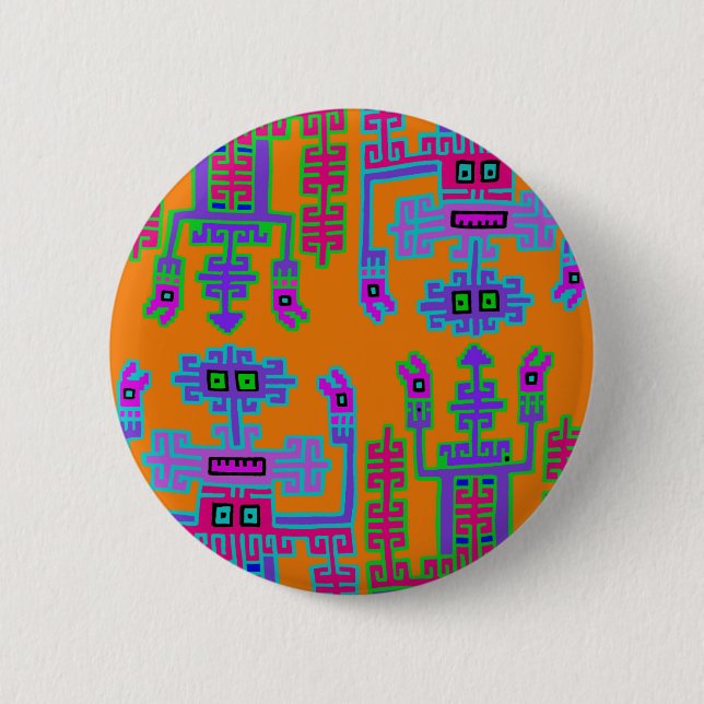Peruvian Kings 6 Cm Round Badge (Front)