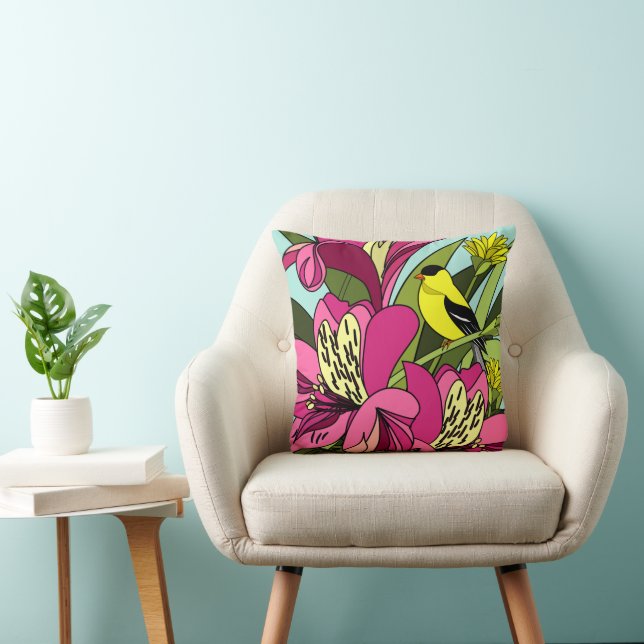 Peruvian Lilies Cushion (Chair)