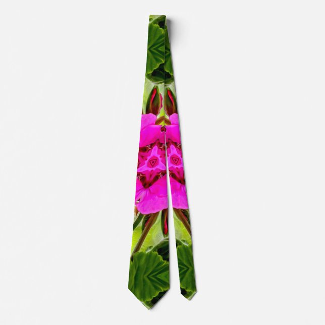 Peruvian Lily Pattern Tie (Front)