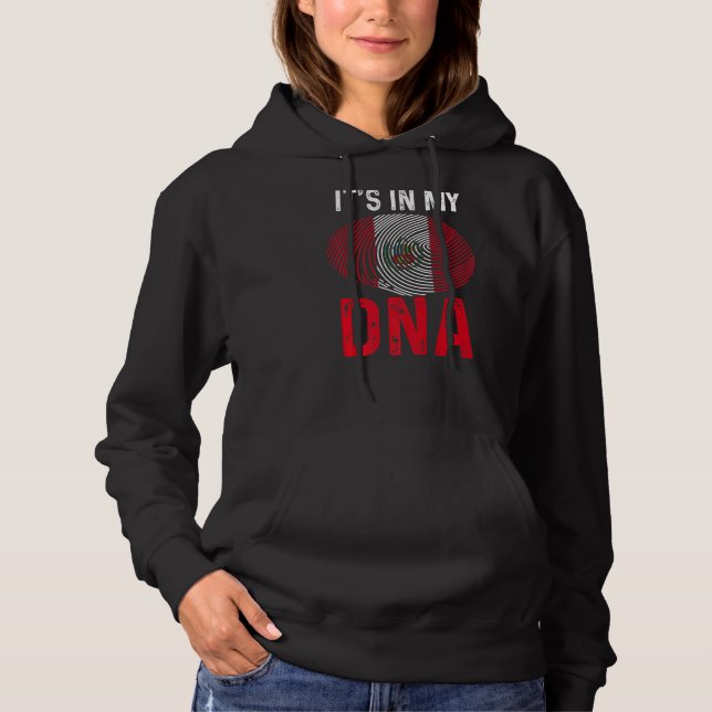 Peruvian Pride Roots Hispanic Peru Flag It's In My Hoodie (Front)