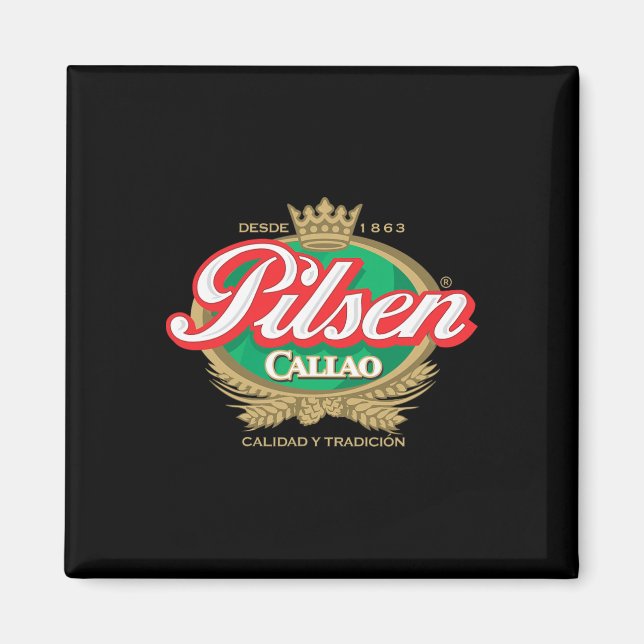 Peruvian Restaurant Pilsen Callao Beer Marca Peru  Magnet (Front)