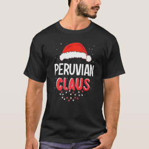 Peruvian Santa Claus Christmas Matching Costume Pr T-Shirt