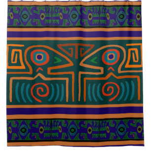 Peruvian Serpent Spirits Shower Curtain