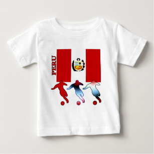 Peruvian Soccer Players Baby T-Shirt