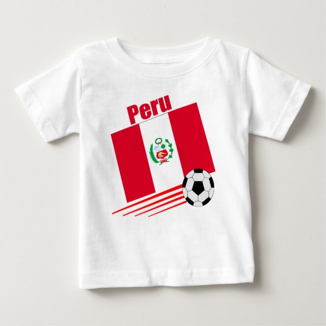 Peruvian Soccer Team Baby T-Shirt (Front)