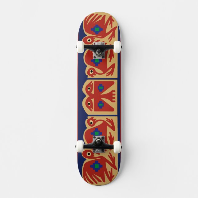Peruvian Tribal Bird Skateboard (Front)