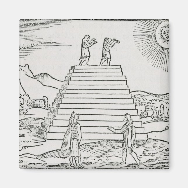 Peruvians Worshipping the Sun' Magnet (Front)